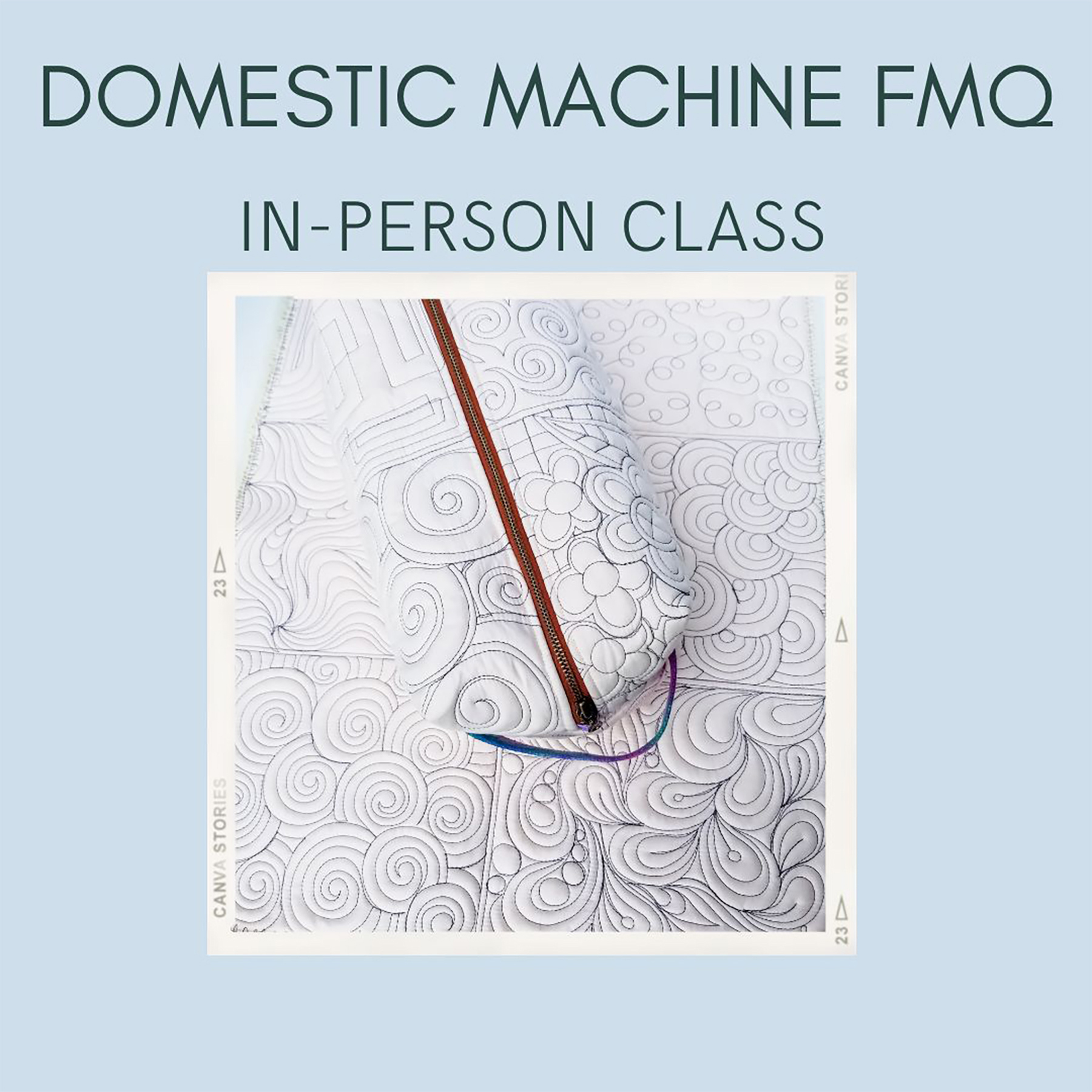 Featured image for “Free-Motion Quilting On A Domestic Machine”