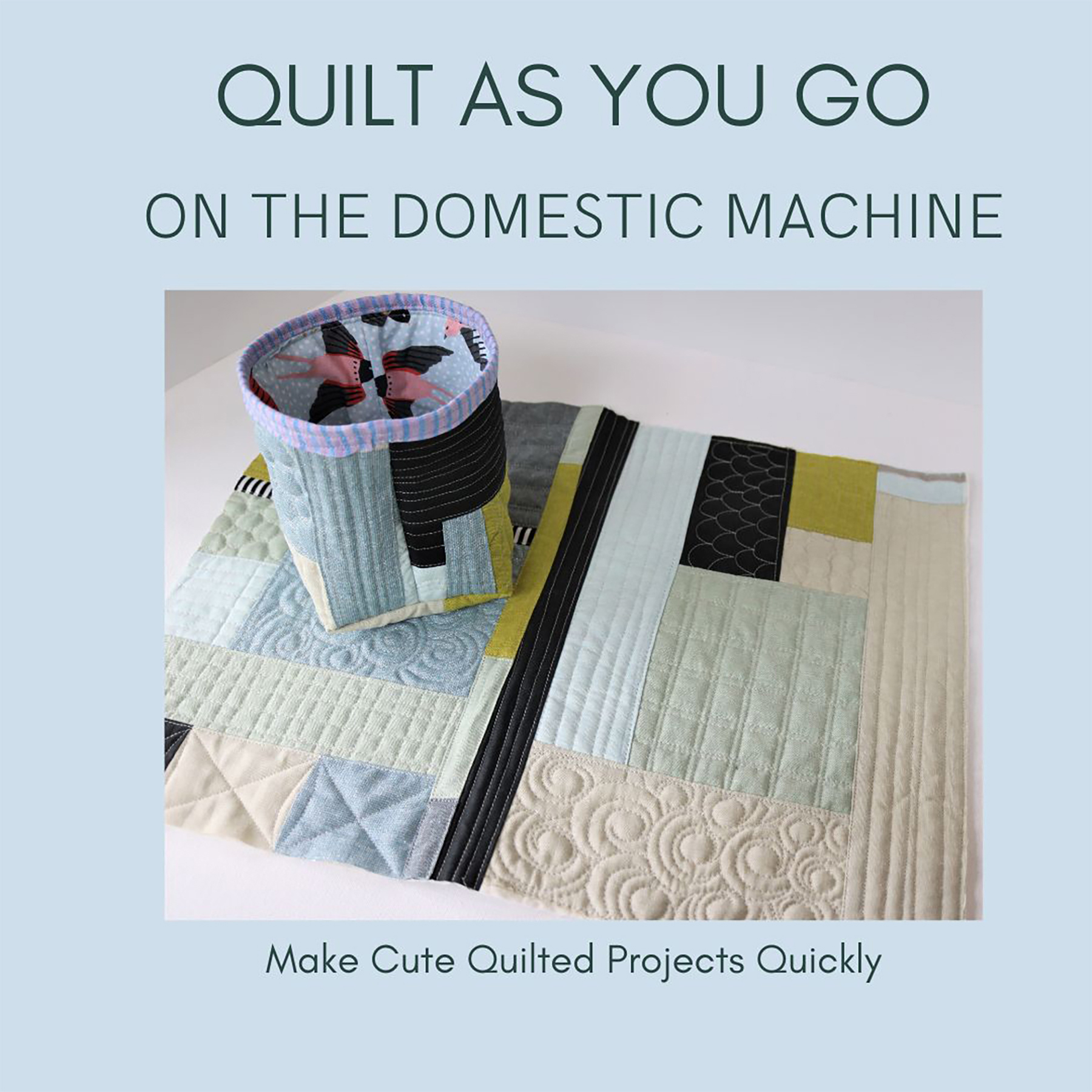 Featured image for “Scrappy Quilt As You Go On a Domestic Machine”