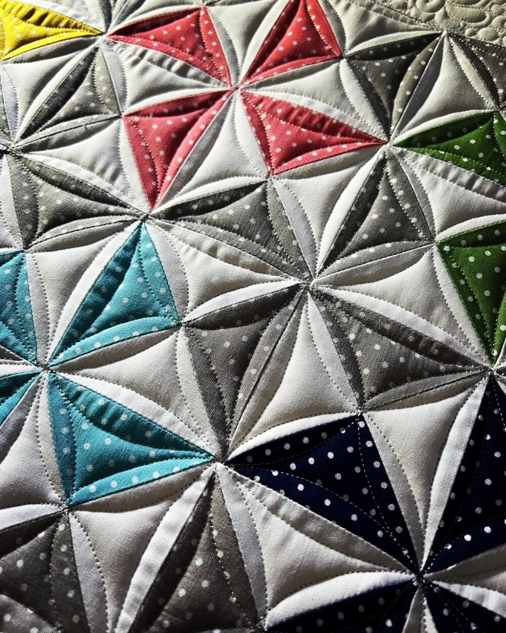 Continuous Curve and Grid Based Designs Quilting